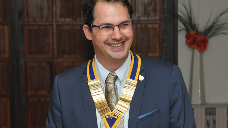 Un nouveau président au Rotary Club