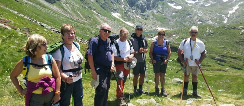Le club de randonnées à l'assaut des Pyrénées