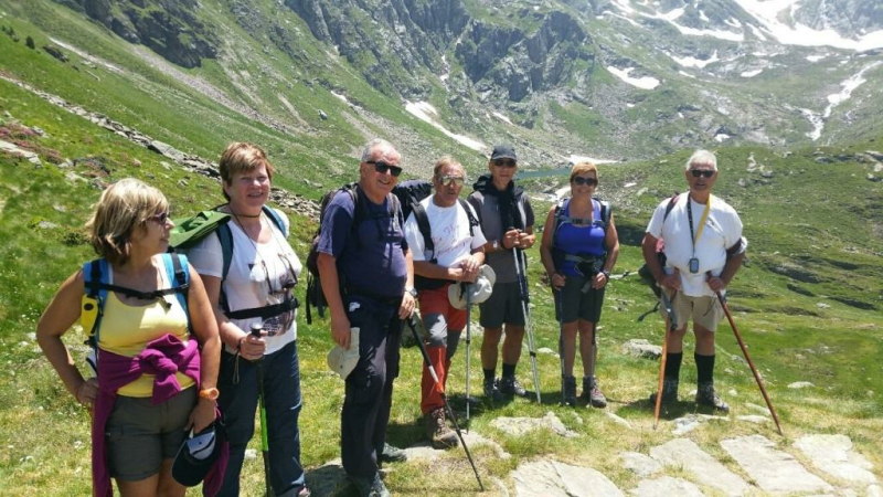 Le club de randonnées à l'assaut des Pyrénées
