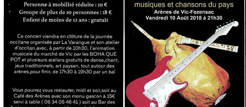 Vic-Fesens'oc Jornada Occitana  et Nadau en concert