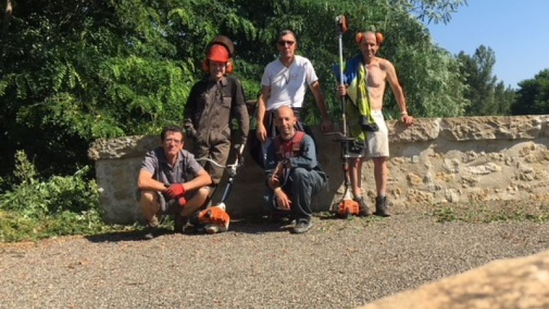Nettoyage des parcours du Gamb'Adour 2018