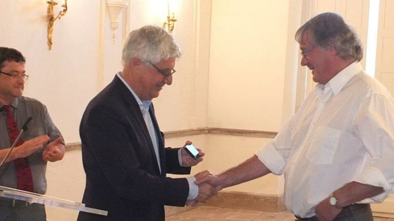Michaël Simonow, mécène de l'abbaye de Flaran, nouvel ambassadeur du Gers 