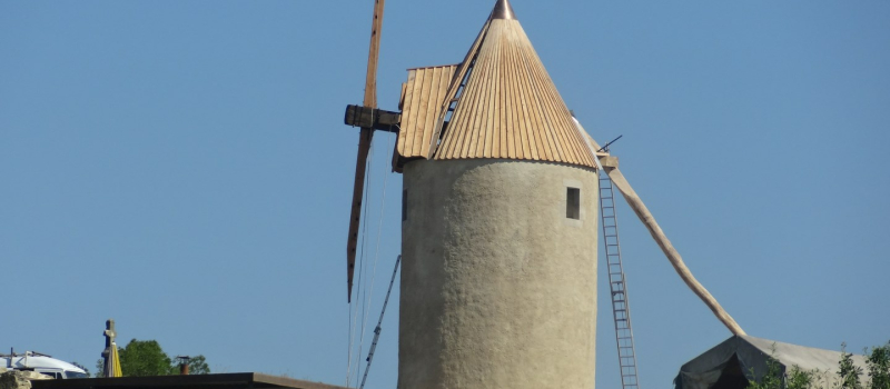 Le moulin à vent, sorti de ses ruines, bientôt opérationnel  