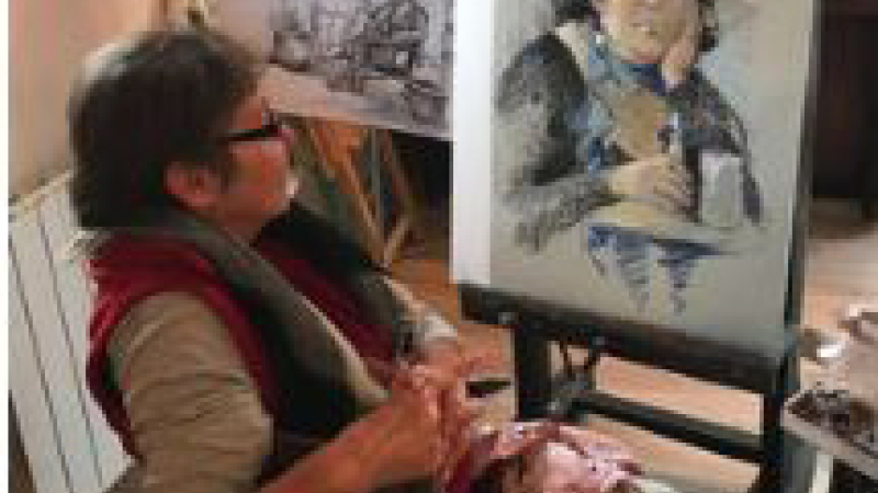 Portraits des habitants par JacquelineTollet Loeb.