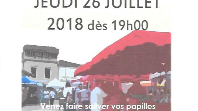 Marché nocturne gourmand