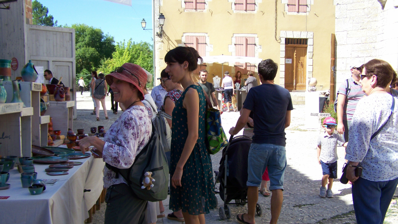 Deuxième Marché des Potiers 2018 à Sarrant