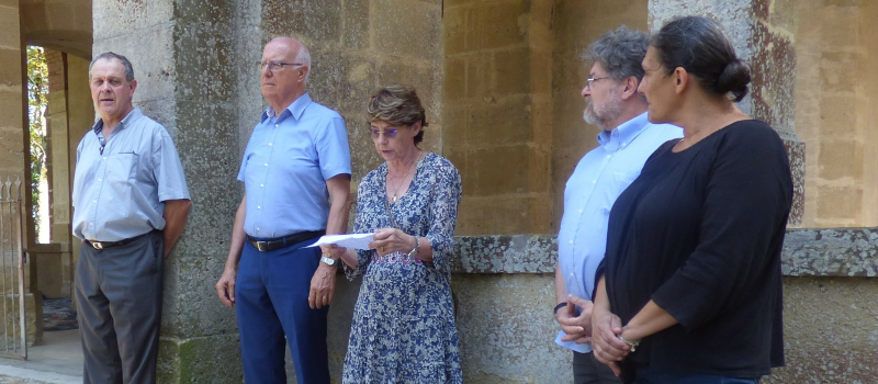 Inauguration de l'exposition à la chapelle