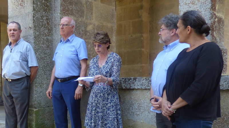 Inauguration de l'exposition à la chapelle