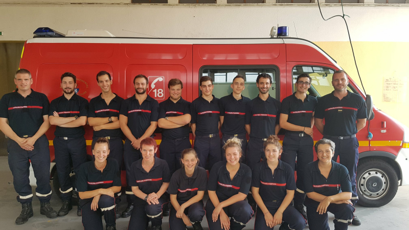 Un pas de plus pour les nouvelles recrues chez les sapeurs pompiers