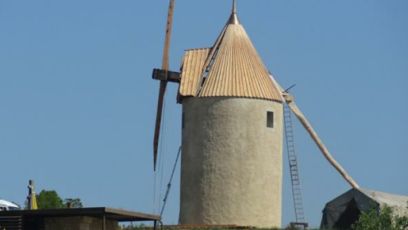  Sansan et son paléosite, Durban et son moulin à vent 
