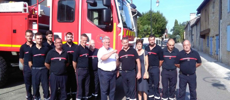 Nouvelles dotations à la Cie Armagnac des sapeurs pompiers