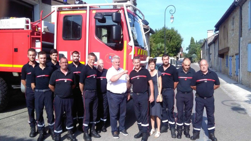 Nouvelles dotations à la Cie Armagnac des sapeurs pompiers