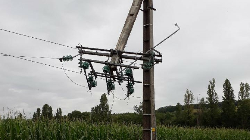 Enedis se mobilise suite aux orages