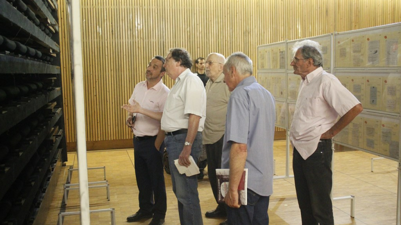 Inauguration de l’exposition philatélique.