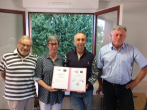 Thierry Frenot, France Ducos, Didier Dupront et Jean-Michel Augré, Photo CCGA