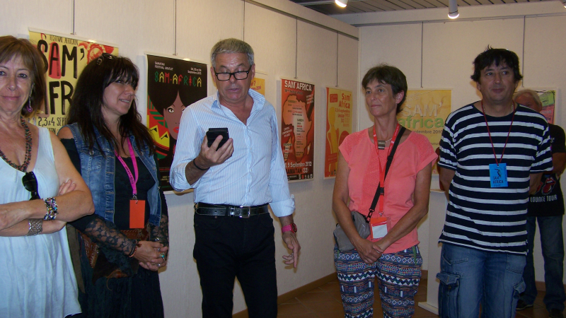 Vernissage de l'exposition Sam'Africa à l'Office de Tourisme du Savès