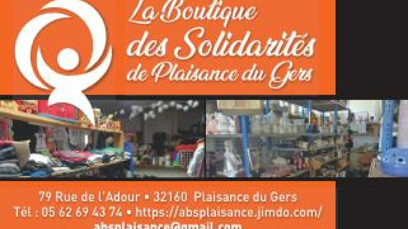 Boutique des solidarités de Plaisance