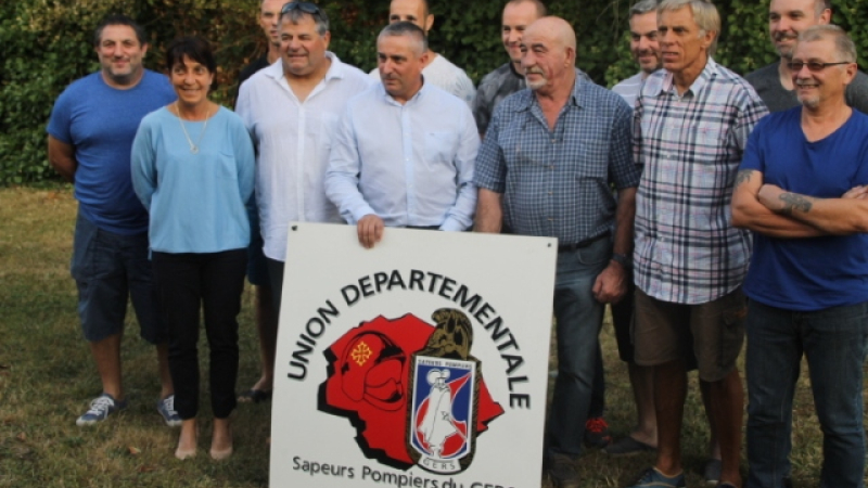 Renouvellement du Bureau exécutif de l'Union Départementale des sapeurs-pompiers du Gers.