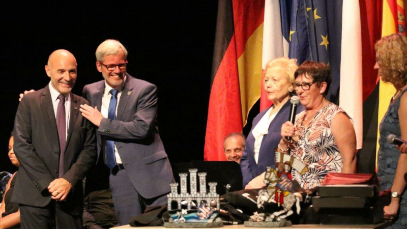 Condom, Gründberg, Mragowo : l'amitié célébrée