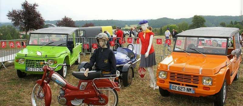 Les Chevrons Lasséranais fêtent 2CV et Méhari