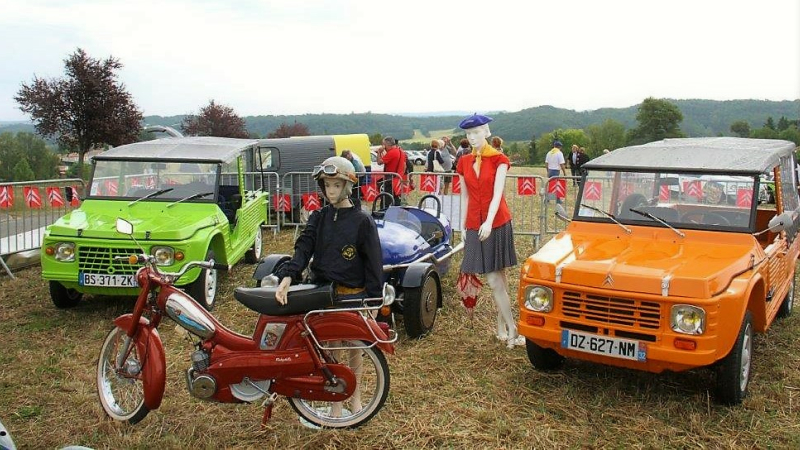 Les Chevrons Lasséranais fêtent 2CV et Méhari
