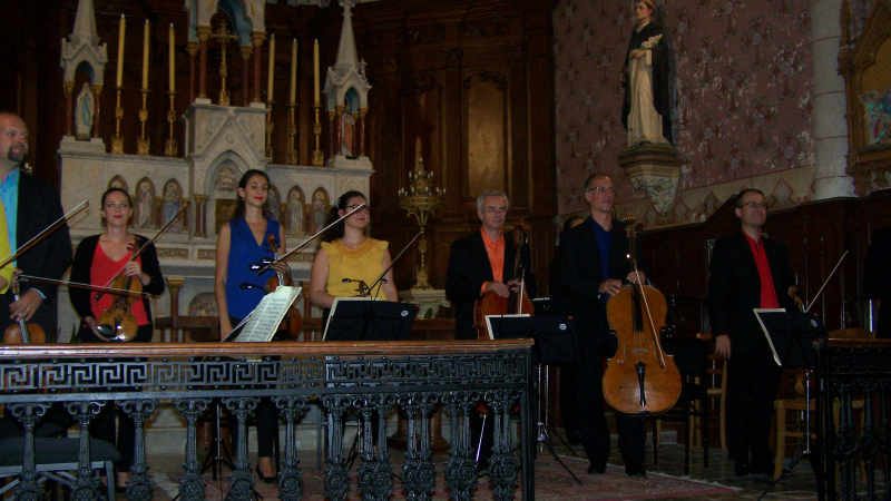 A l'Eglise Saint-Vincent de Sarrant : brillante interprétation par l'Orchestre de Chambre de Toulouse pour les Journées du Patrimoine