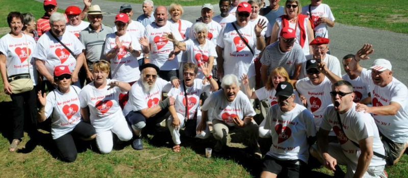 Les supporters du RCA à Laruns