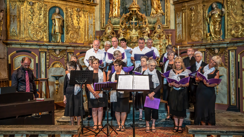 Double concert vocal  à Avéron-Bergelle