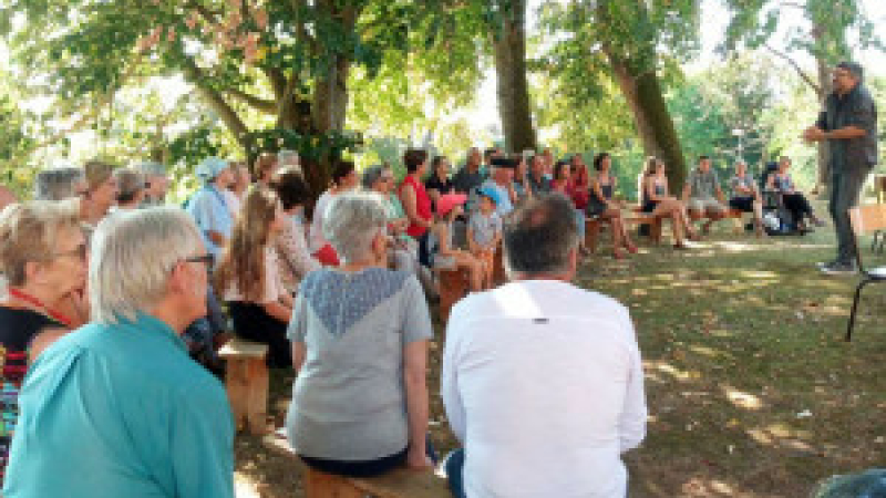Michel Espinasse a enchanté le public