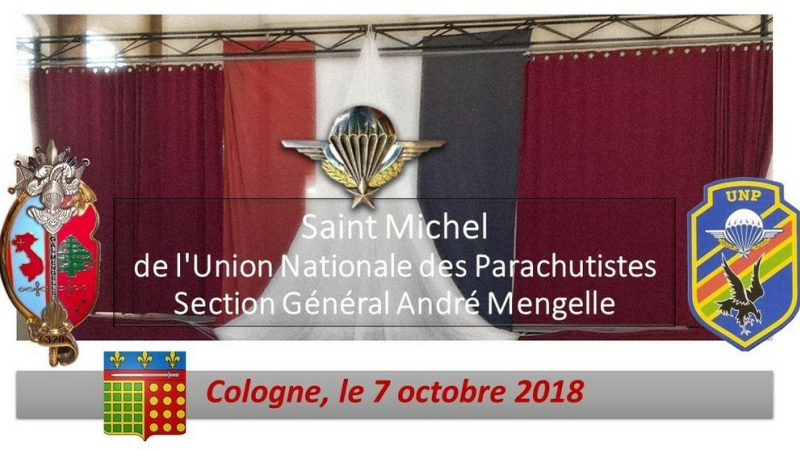 L'Union Nationale des Parachustistes section du Gers fête Saint Michel