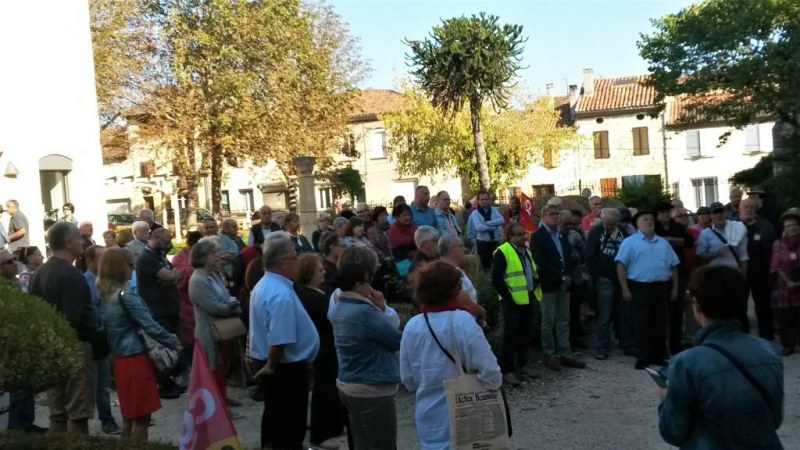 Inauguration de l'union locale C.G.T. 