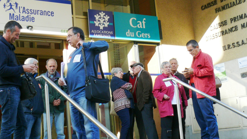 Les retraités dans la rue le 9 octobre