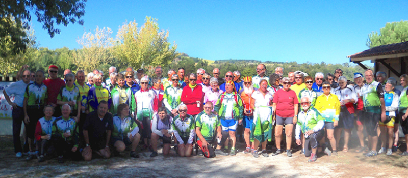 Les cyclo tandemistes en visite dans le Gers