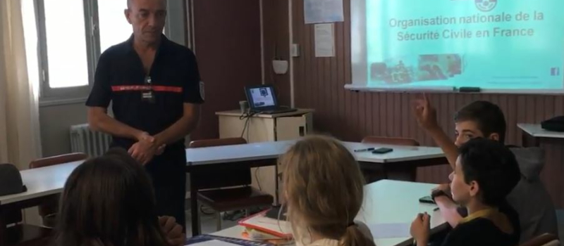 Futur cadets et cadettes de sécurité