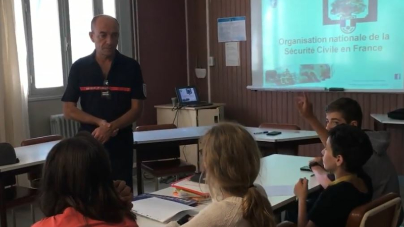 Futur cadets et cadettes de sécurité