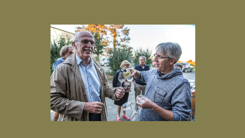 Arrivée de la Colombelle primeur au chai d’Aignan 