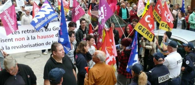 Manifestation jeudi 18 octobre : pensions et retraites en danger