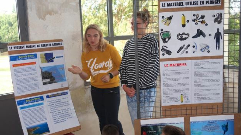 A la découverte de la mer avec les élèves du lycée Alain Fournier