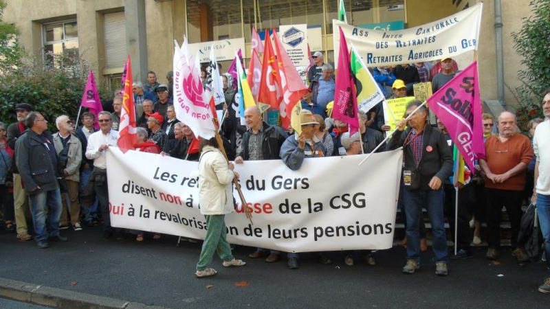 Les retraités expriment à nouveau "leur ras le bol"
