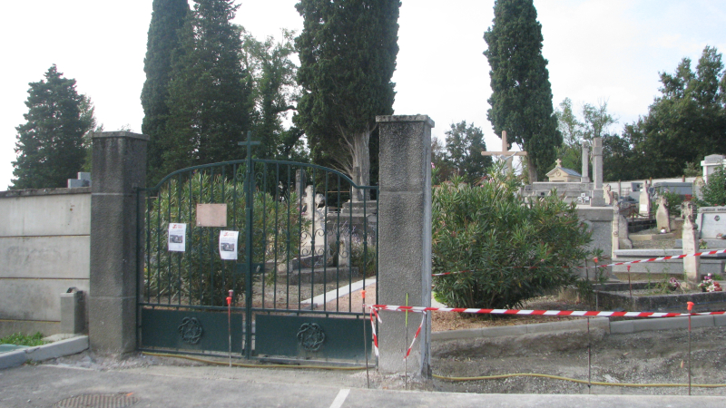 Les travaux au cimetière continuent