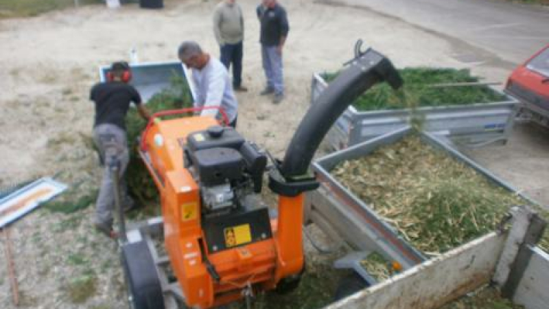 Broyage de végétaux