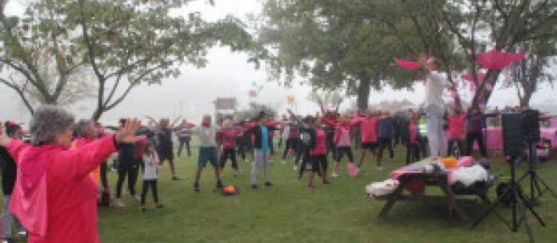 Plus de 250 personnes pour la marche rose