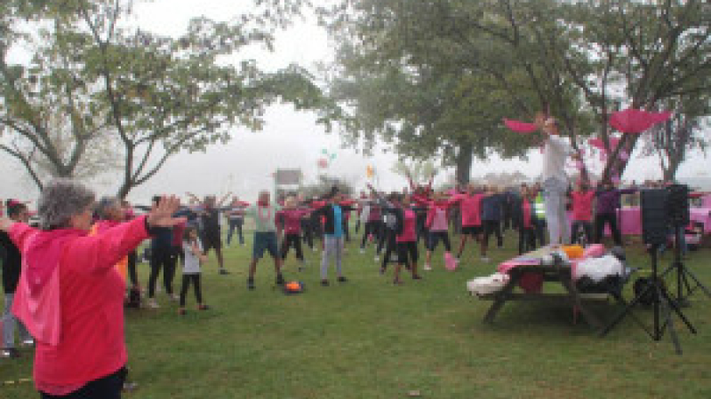 Plus de 250 personnes pour la marche rose