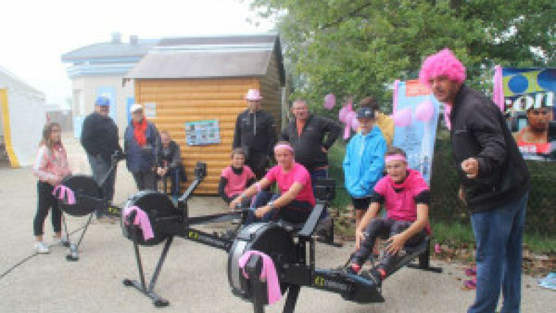 L’Aviron a participé à Octobre rose