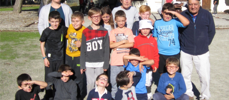Pétanque Les jeune aux rendez-vous