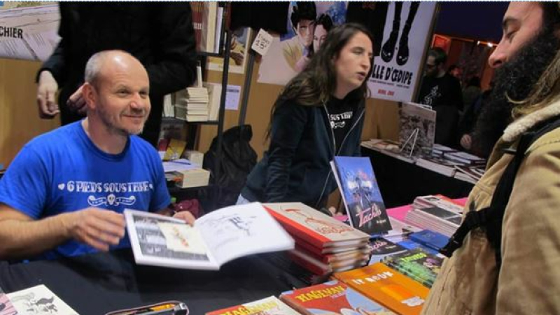 Guillaume Bouzard, auteur de BD à la médiathèque