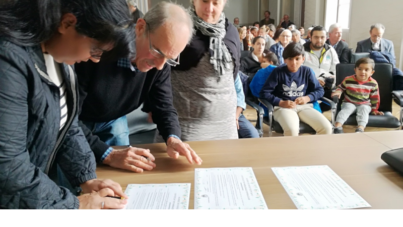 Mobilisation contre l'expulsion d'une famille albanaise
