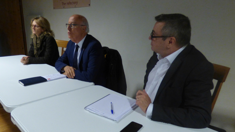 La présentation du futur gymnase