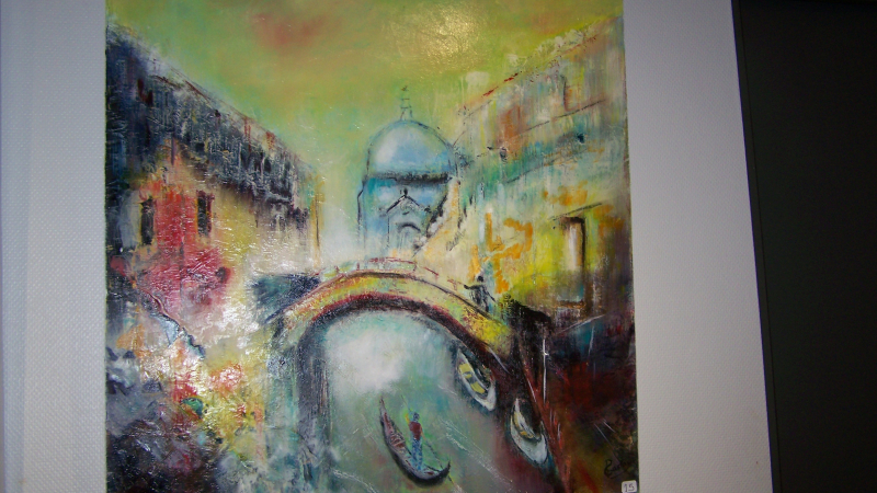 Pierre Gastou, artiste peintre : "croqueur" de couleurs expose à l'Office de tourisme de la Gascogne toulousaine