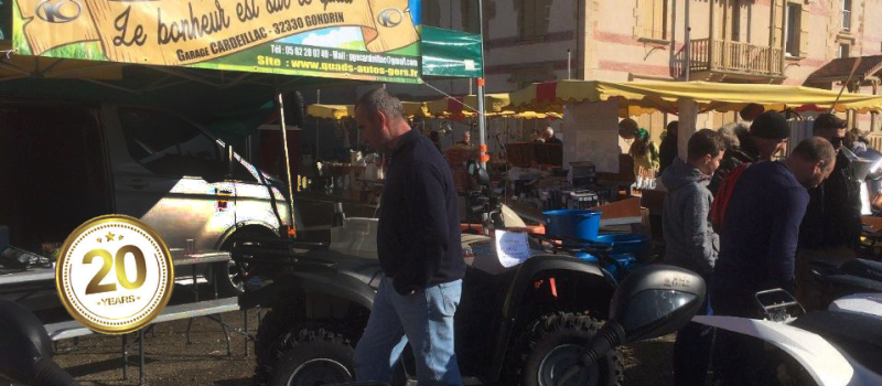 Les vingt ans du Garage Cardeillac avec la gamme complète des quads Kymco